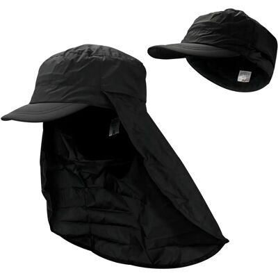 Heat Holders Herren Wasserdichte Fleece Jagdkappe - Schwarz - S/M Heat Holders Herren Wasserdichte Fleece Jagdkappe - Schwarz - S/M