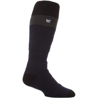 Chaussettes de ski thermiques longues pour hommes Heat Holders - Marine - Taille UK 6-11 - Publicité Chaussettes de ski thermiques longues pour hommes Heat Holders - Marine - Taille UK 6-11 - Publicité