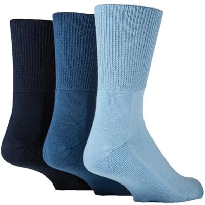IOMI FootNurse Cushion Foot Bamboo Diabetic Socks - Blue Mix IOMI FootNurse Cushion Foot Bamboo Diabetic Socks - Blue Mix