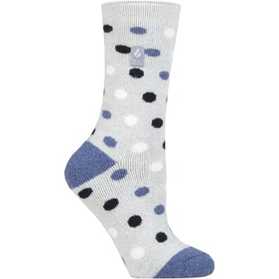Heat Holders Lite Ladies Thermal Socks - Light grey / denim - Thermal Socks Heat Holders Lite Ladies Thermal Socks - Light grey / denim - Thermal Socks