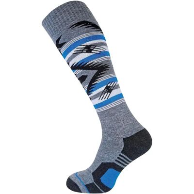 Comodo - Damen und Herren technische Snowboard-Socken Grau 3-5.5 UK - Socken Comodo - Damen und Herren technische Snowboard-Socken Grau 3-5.5 UK - Socken