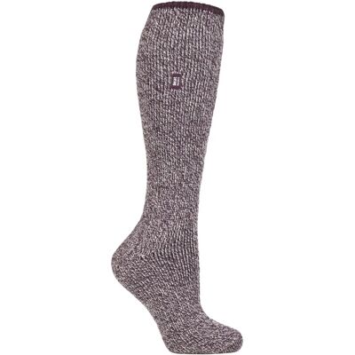 Heat Holders Damen-Thermosocken mit langem Bein, verstärkt, 2,9 TOG, Outdoor-Merinowolle, Thermosocken für Winter - Wein - Rot Heat Holders Damen-Thermosocken mit langem Bein, verstärkt, 2,9 TOG, Outdoor-Merinowolle, Thermosocken für Winter - Wein - Rot
