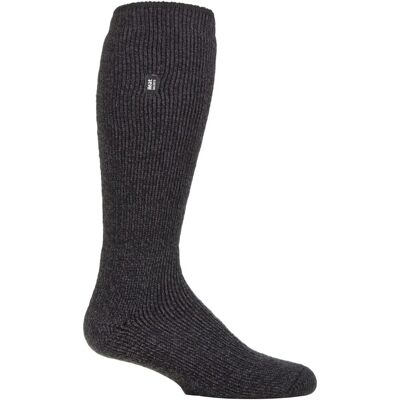 Heat Holders Chaussettes thermiques longues pour hommes en laine mérino - Noir - Taille UK 6-11 - Publicité Heat Holders Chaussettes thermiques longues pour hommes en laine mérino - Noir - Taille UK 6-11 - Publicité