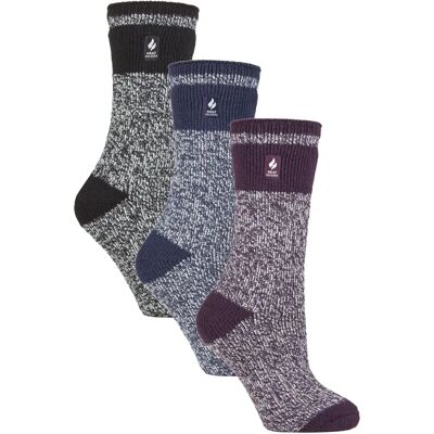 Heat Holders - 3er-Pack Multipack Damen Isolierte Thermo-Socken für den Winter - Toskana Mehrfarben EU 37 - 42 Heat Holders - 3er-Pack Multipack Damen Isolierte Thermo-Socken für den Winter - Toskana Mehrfarben EU 37 - 42