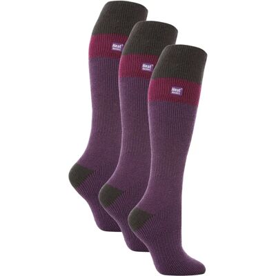 Heat Holders 3 Pack Ladies Winter Thermal Knee High Ski Socks Heat Holders 3 Pack Ladies Winter Thermal Knee High Ski Socks