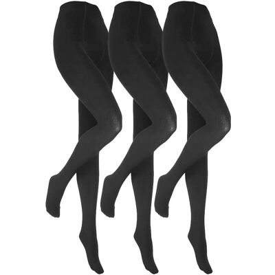 Heat Holders Girls Thermal Tights - Black 3 Pack Heat Holders Girls Thermal Tights - Black 3 Pack
