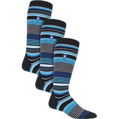 Heat Holders Herren Ultra Lite Skisocken - Schwarz Streifen - Skisocken Heat Holders Herren Ultra Lite Skisocken - Schwarz Streifen - Skisocken