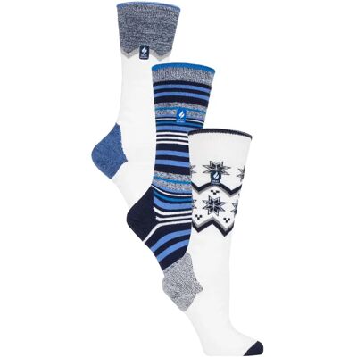 Heat Holders - 3 Pair Assorted Multipack Ultra Lite Womens Ski Socks - Ski Socks Heat Holders - 3 Pair Assorted Multipack Ultra Lite Womens Ski Socks - Ski Socks