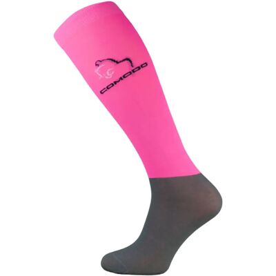 Comodo Mikrofaser Reitsocken - Neon Pink - Atmungsaktiv, Leicht, Komfortabel - Socken Comodo Mikrofaser Reitsocken - Neon Pink - Atmungsaktiv, Leicht, Komfortabel - Socken