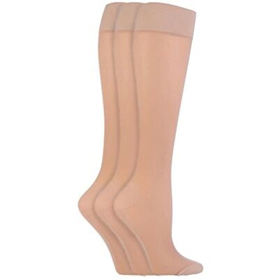 IOMI - 3 Paar Multipack Damen Flug Socken - Beige - UK 4-7 IOMI - 3 Paar Multipack Damen Flug Socken - Beige - UK 4-7