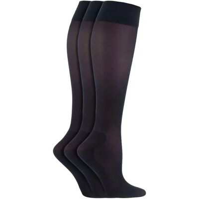 Iomi Womens Travel Socks - Graduated 18mmHg Compression - 3 Pairs - Black - Travel Socks Iomi Womens Travel Socks - Graduated 18mmHg Compression - 3 Pairs - Black - Travel Socks