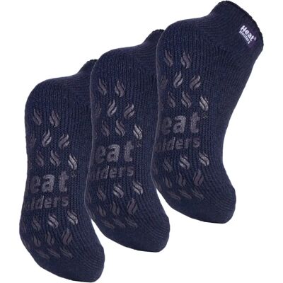Heat Holders - 3 Paar Multipack Dames Enkelpantoffelsokken - Diepste Pruimen - Paars - Maat UK 4-8 Heat Holders - 3 Paar Multipack Dames Enkelpantoffelsokken - Diepste Pruimen - Paars - Maat UK 4-8