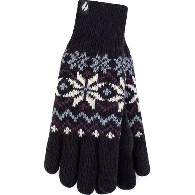 Heat Holders - Dames zachte thermohandschoenen - Marineblauw - Maat S/M Heat Holders - Dames zachte thermohandschoenen - Marineblauw - Maat S/M