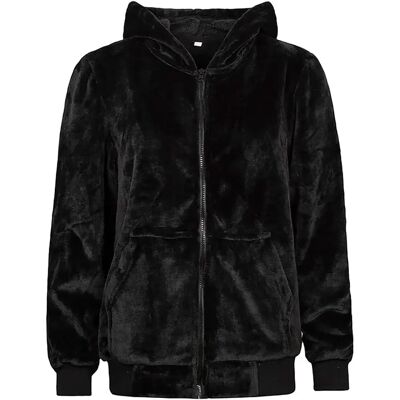 Heat Holders Womens - Ladies Soul Warming Soft Fleece Lounge Hoodie - Black - Size Large Heat Holders Womens - Ladies Soul Warming Soft Fleece Lounge Hoodie - Black - Size Large