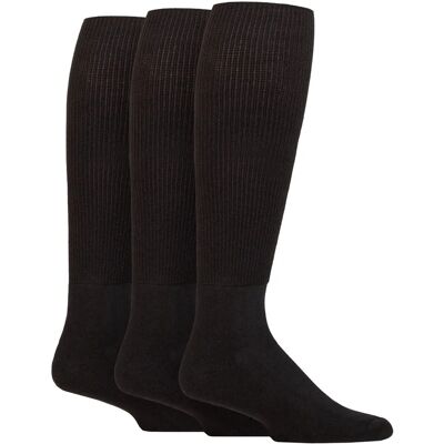 IOMI Brand Model - Cushion Foot Below Knee Socks for Diabetics - Black IOMI Brand Model - Cushion Foot Below Knee Socks for Diabetics - Black