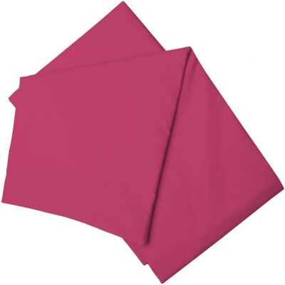 Belledorm - Easy Care 200TC Percale Flat Sheet - Double - Fuchsia - Flat Sheet Belledorm - Easy Care 200TC Percale Flat Sheet - Double - Fuchsia - Flat Sheet