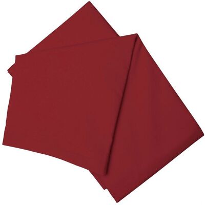 Belledorm - Easy Care 200 Thread Count Cotton Polyester Percale - Red Belledorm - Easy Care 200 Thread Count Cotton Polyester Percale - Red
