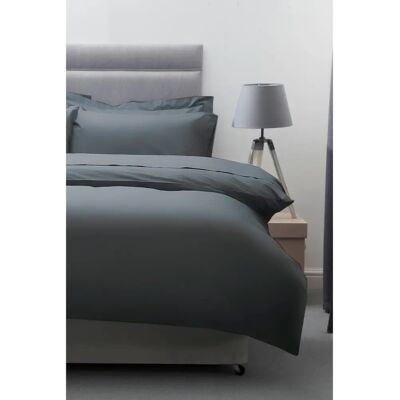 Belledorm - Egyptian Cotton 200TC - Dark Grey - Duvet Cover Belledorm - Egyptian Cotton 200TC - Dark Grey - Duvet Cover