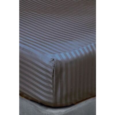 Belledorm - Hotel Suite Satin Stripe 540TC - Fitted Sheet Belledorm - Hotel Suite Satin Stripe 540TC - Fitted Sheet