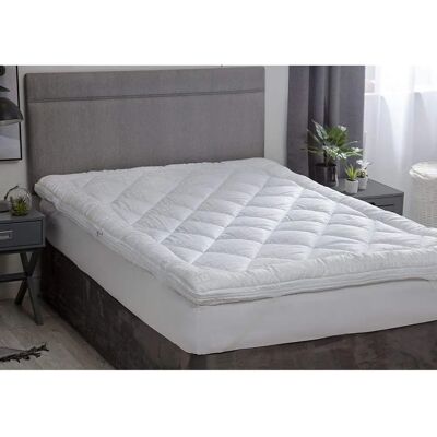 Belledorm Luxurious Dual Layer Mattress Topper - Support & Comfort Belledorm Luxurious Dual Layer Mattress Topper - Support & Comfort