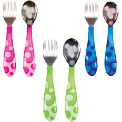 Set de Fourchette et Cuillère pour Tout-Petits Munchkin - Couleurs Assorties Set de Fourchette et Cuillère pour Tout-Petits Munchkin - Couleurs Assorties