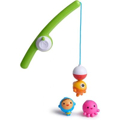 Jouet de bain Fishin' Munchkin - Bleu, Orange, Rose, Jaune Jouet de bain Fishin' Munchkin - Bleu, Orange, Rose, Jaune