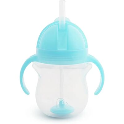 Munckin Click Lock Tip & Sip căniță de antrenament cu paie flexibilă și cântărit - 7 oz Munckin Click Lock Tip & Sip căniță de antrenament cu paie flexibilă și cântărit - 7 oz