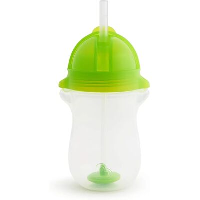 Munchkin Gewichteter Flexi-Strohhalm Becher 284ml Rosa Munchkin Gewichteter Flexi-Strohhalm Becher 284ml Rosa