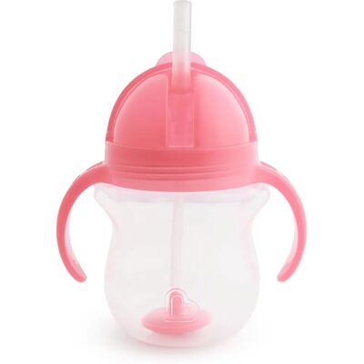 Munchkin Tasse à Paille Rose 207 ml - Bébé & Tout-petit Munchkin Tasse à Paille Rose 207 ml - Bébé & Tout-petit