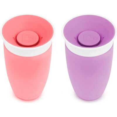 Munchkin Tasse Miracle 360 - Rose/Violet - 296ml Gobelet Munchkin Tasse Miracle 360 - Rose/Violet - 296ml Gobelet