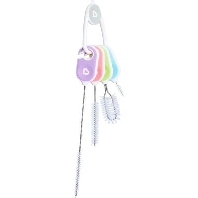 Conjunto de Escovas Munchkin Details - Para Limpeza de Mamadeiras e Chupetas Conjunto de Escovas Munchkin Details - Para Limpeza de Mamadeiras e Chupetas