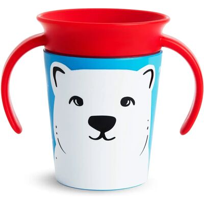 Munchkin 05177602 Ours Blanc Tasse d'Apprentissage - Learning Cup Munchkin 05177602 Ours Blanc Tasse d'Apprentissage - Learning Cup