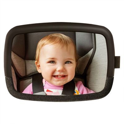 Munchkin Baby In-Sight Miroir de Siège Auto Pivotant - Grand Angle pour Bébé face à l'arrière Munchkin Baby In-Sight Miroir de Siège Auto Pivotant - Grand Angle pour Bébé face à l'arrière
