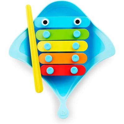 Jouet de bain xylophone Ding Ray de Munchkin - Bleu - Musical, Flotte, 12m+ Jouet de bain xylophone Ding Ray de Munchkin - Bleu - Musical, Flotte, 12m+