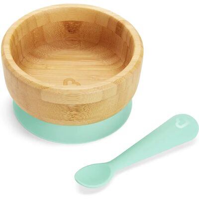 Ensemble Assiette et Cuillère Bambou Munchkin - Vaisselle pour Enfants Ensemble Assiette et Cuillère Bambou Munchkin - Vaisselle pour Enfants