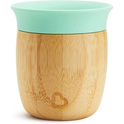 Tasse ouverte Bambou Munchkin Turquoise Menthe - Coupe pour bébé Tasse ouverte Bambou Munchkin Turquoise Menthe - Coupe pour bébé