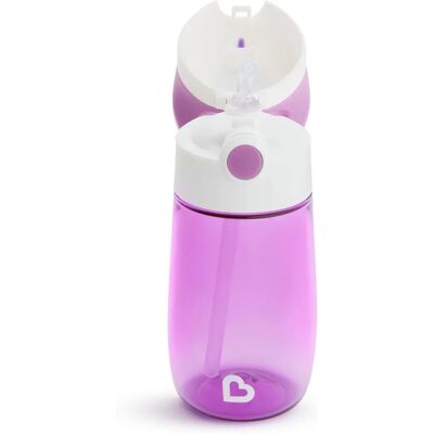 Munchkin Flip & Go Water Bottle - 355ml, Travel, BPA-Free Munchkin Flip & Go Water Bottle - 355ml, Travel, BPA-Free
