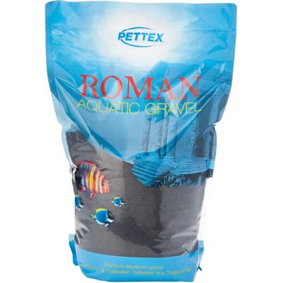 Pettex Roman Gravel Black Sand - Aquarium substrate Pettex Roman Gravel Black Sand - Aquarium substrate
