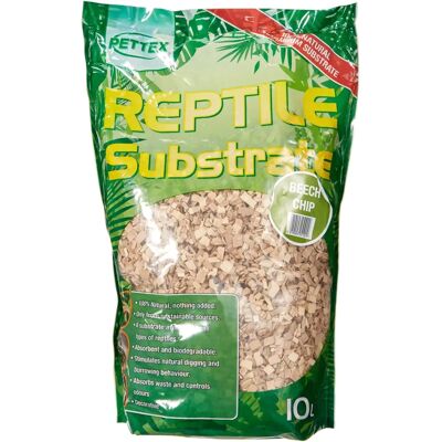 Pettex Reptile Substrate Beech Chips - 10L Reptile Bedding Pettex Reptile Substrate Beech Chips - 10L Reptile Bedding