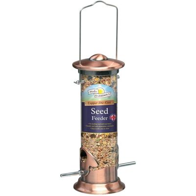 Walter Harrison's Cast Copper Plated Seed Feeder - 35cm - Bird Feeder Walter Harrison's Cast Copper Plated Seed Feeder - 35cm - Bird Feeder