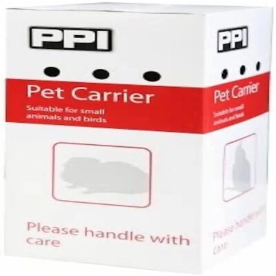 PPI Pet Carrier - Medium (230 x 150 x 150mm) - Small Animal & Bird PPI Pet Carrier - Medium (230 x 150 x 150mm) - Small Animal & Bird