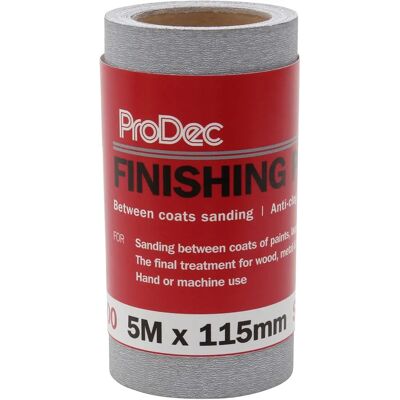 ProDec - 5m rotolo - 115 mm - 400 grana - Carta abrasiva in rotolo ProDec - 5m rotolo - 115 mm - 400 grana - Carta abrasiva in rotolo