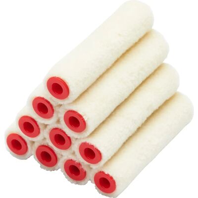 PRODEC 10 x 4'' 100mm Ricambio mini rullo lucido - Rullo per vernice PRODEC 10 x 4'' 100mm Ricambio mini rullo lucido - Rullo per vernice
