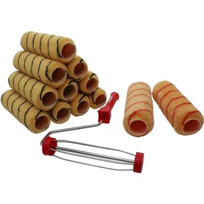 Prodec Brand & Model - 13 Piece Paint Roller Set for Walls Prodec Brand & Model - 13 Piece Paint Roller Set for Walls