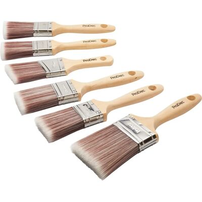 ProDec 6 Piece Premier Synthetic Brush Set - Paint Brush Set ProDec 6 Piece Premier Synthetic Brush Set - Paint Brush Set