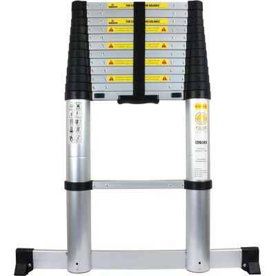 Prodec Pro 3.8m Telescopic Ladder - Extension & Safety Prodec Pro 3.8m Telescopic Ladder - Extension & Safety