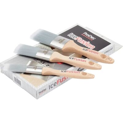 PRODEC Advance Ice Fusion Paint Brushes - Oval Cutting - 3 Pack 1, 1.5 & 2 inches PRODEC Advance Ice Fusion Paint Brushes - Oval Cutting - 3 Pack 1, 1.5 & 2 inches