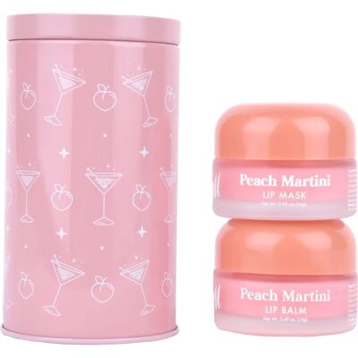Barry M Peach Martini Lip Care Duo - Lip Mask & Balm for Women Barry M Peach Martini Lip Care Duo - Lip Mask & Balm for Women