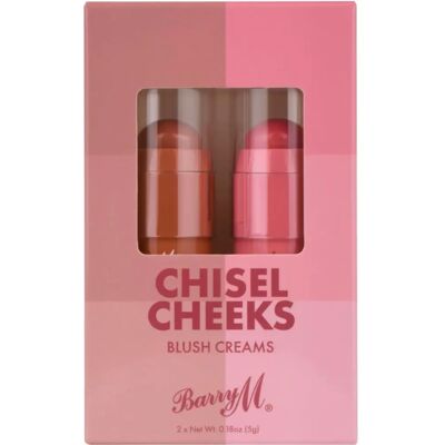 Barry M Chisel Cheeks Cream Stick Duo - Blush Barry M Chisel Cheeks Cream Stick Duo - Blush