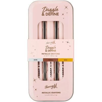 Barry M Dazzle & Define Metallic Eyeliner - Neutrals Set Barry M Dazzle & Define Metallic Eyeliner - Neutrals Set